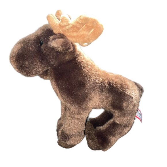 Douglas Plush Moose Antlers Ulysses Stuffed Animal Nursery Decor Shower Gift 11" - Picture 2 of 12